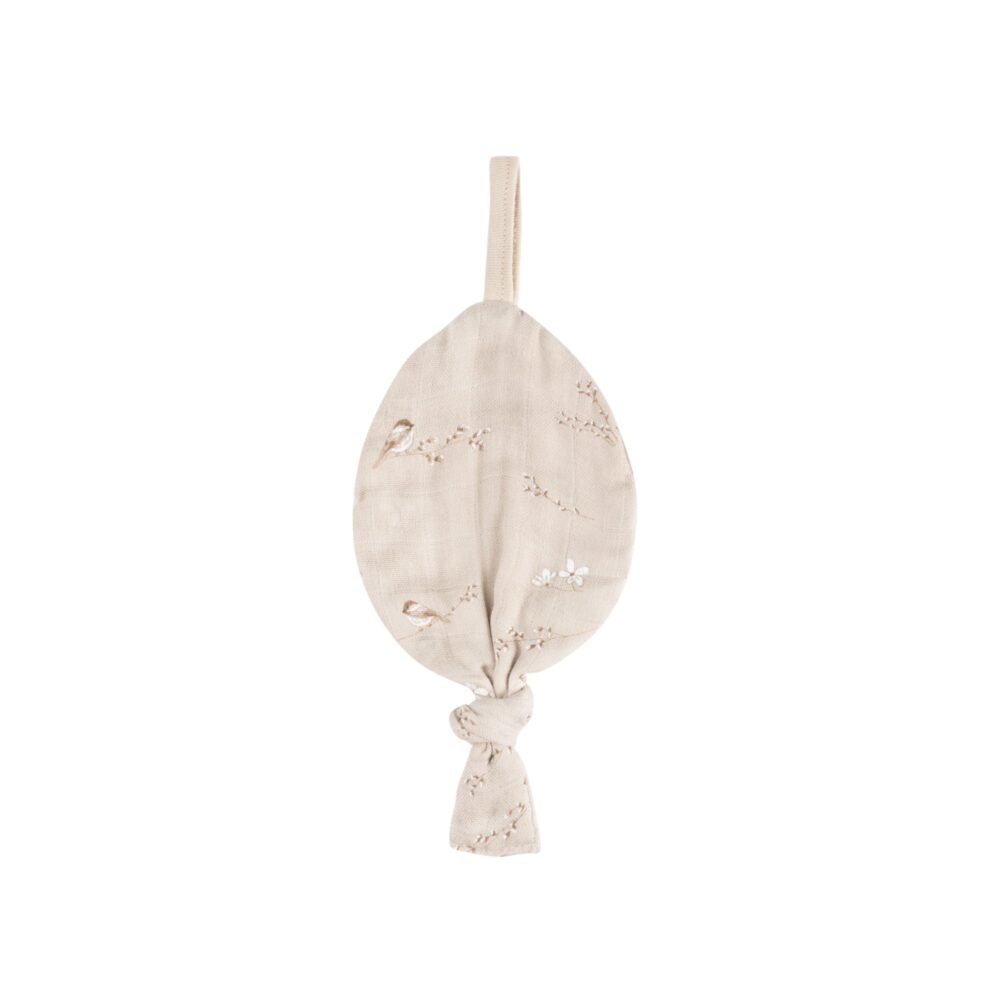 Jersey Cotton - Vintage Birds Collection - Bamboo Muslin Paci Lovey - Image 4