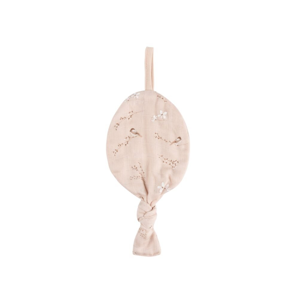 Jersey Cotton - Vintage Birds Collection - Bamboo Muslin Paci Lovey