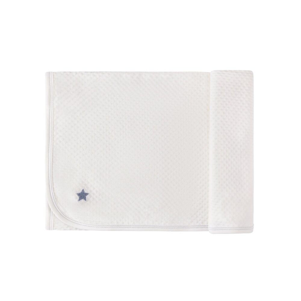 Cotton - Embroidered Heart and Star Collection - Blanket - Image 6