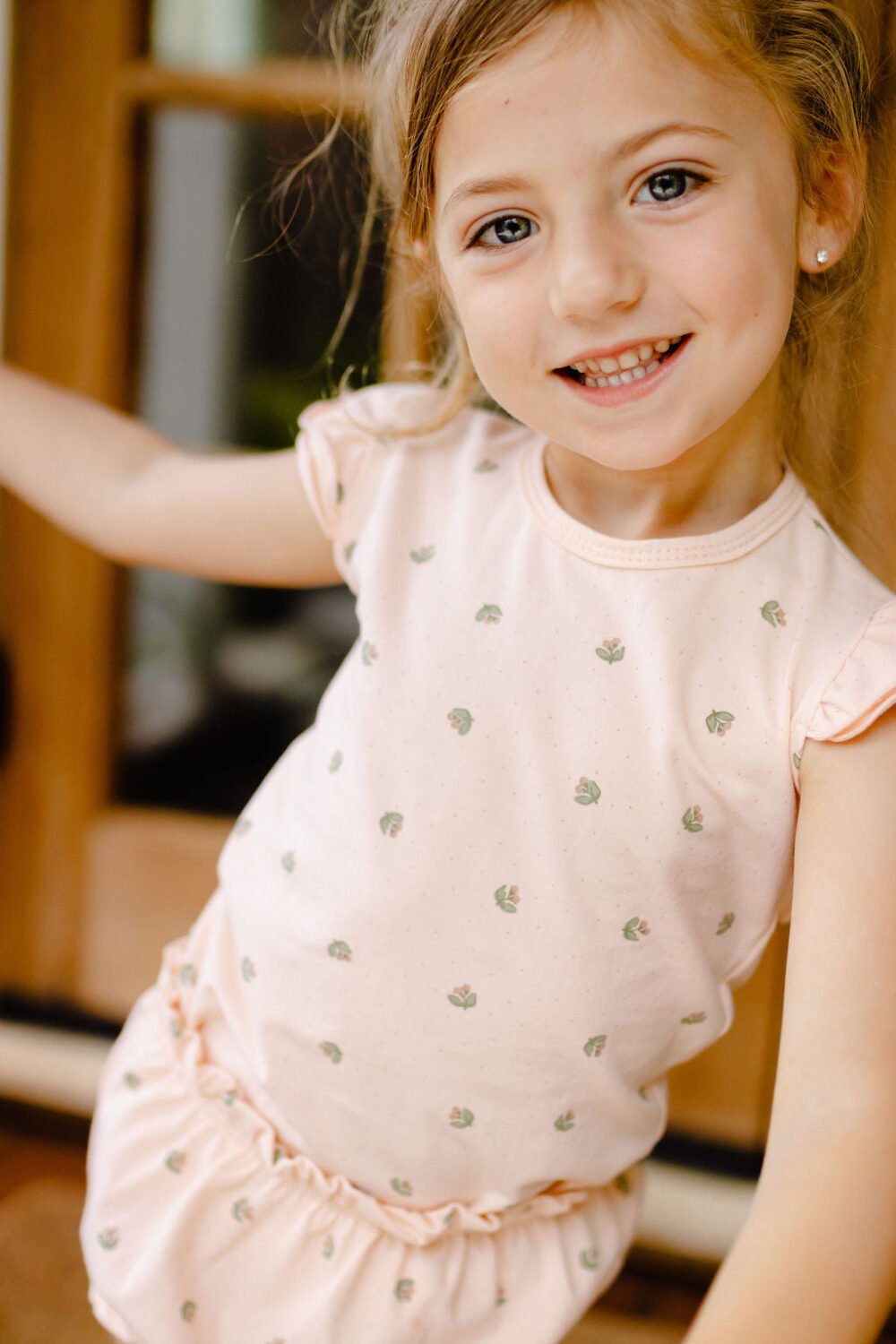 Jersey Cotton - Vintage Floral Collection - T-Shirt and Bloomer - Image 5